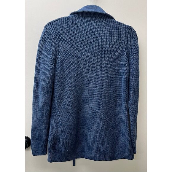 Women’s shade of blue zipper sweater - Picture 2 of 9